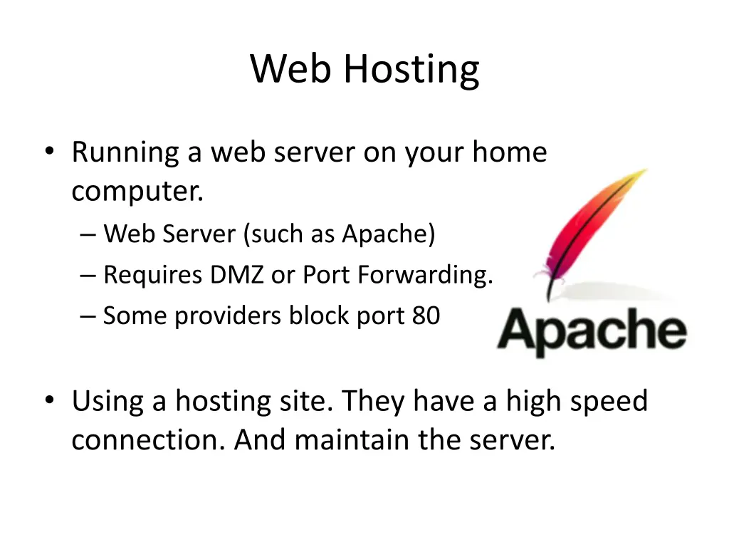 web hosting