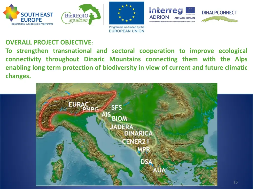 overall project objective to strengthen