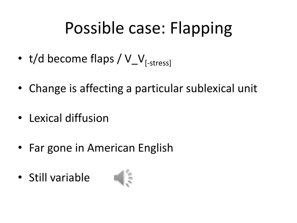 possible case flapping