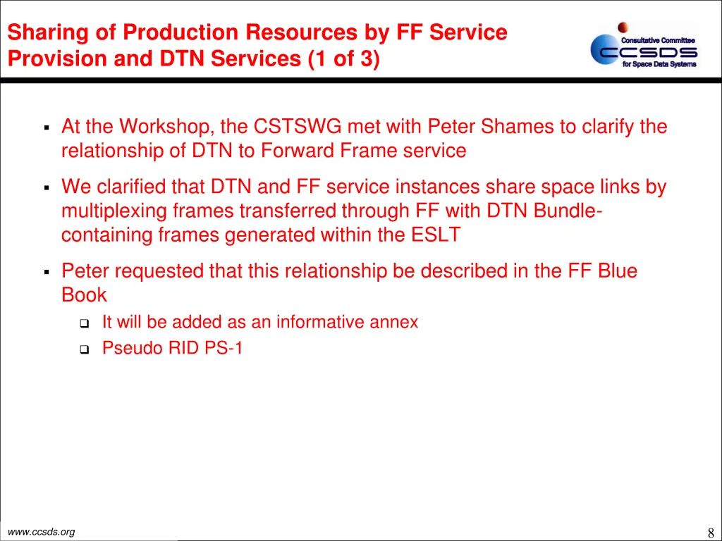 sharing of production resources by ff service