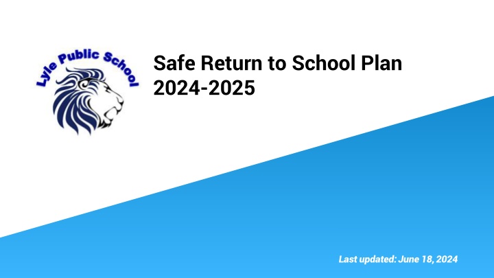 safe return to school plan 2024 2025