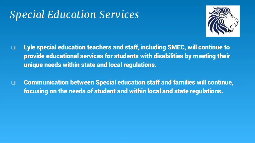 special education services