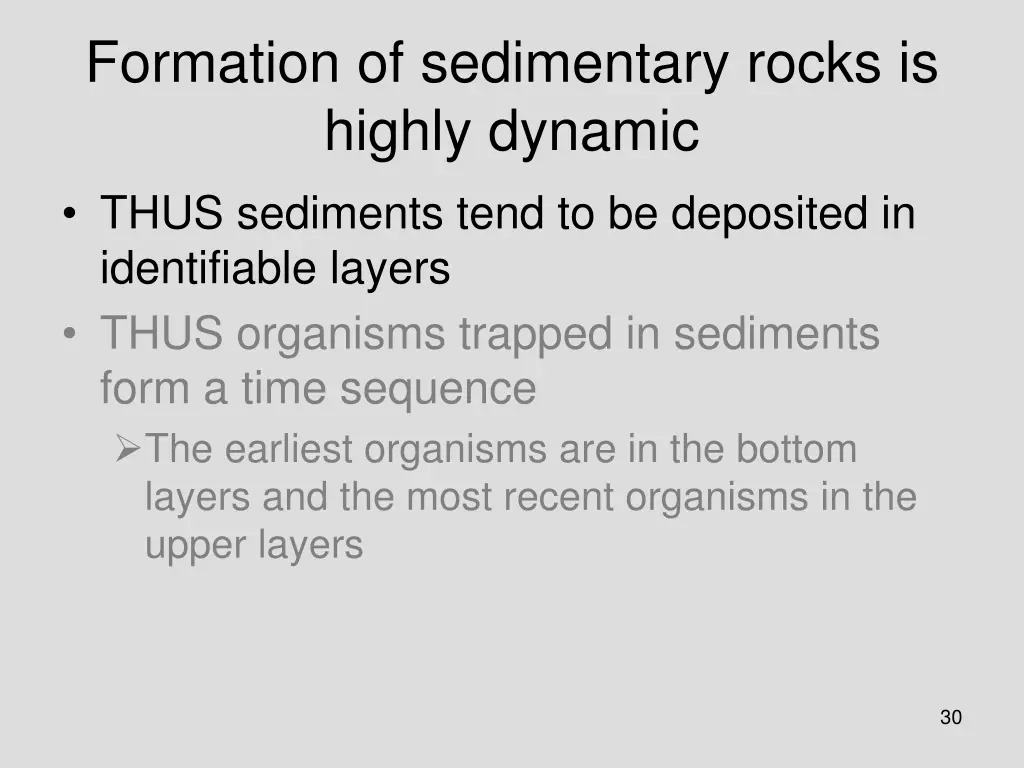 formation of sedimentary rocks is highly dynamic 3