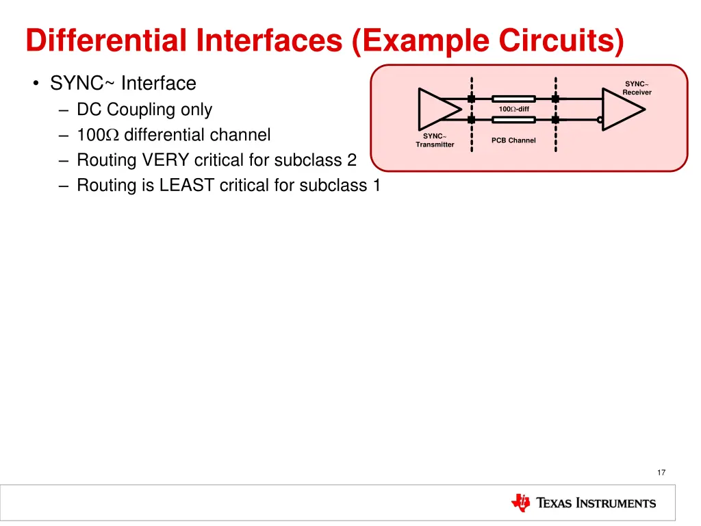 differential interfaces example circuits 1