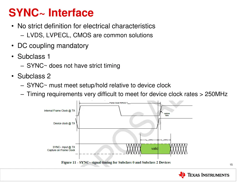 sync interface no strict definition