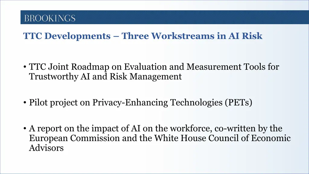 ttc developments three workstreams in ai risk