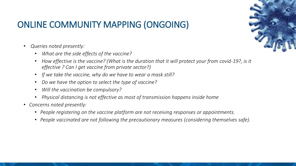 online community mapping ongoing online community