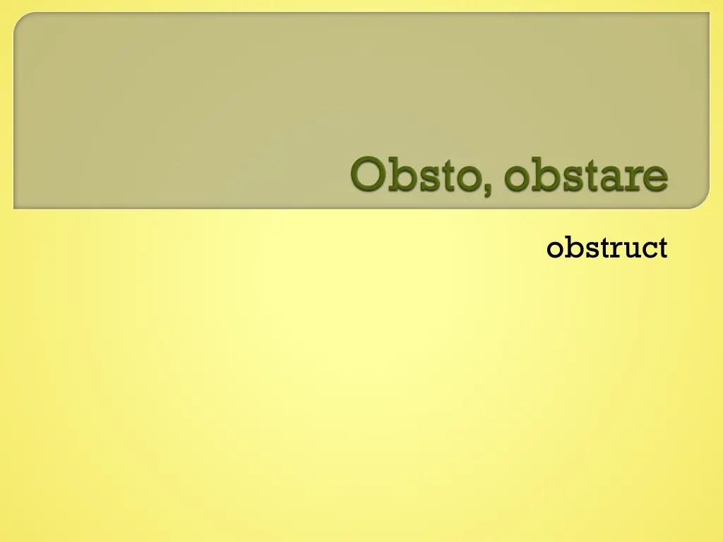 obstruct