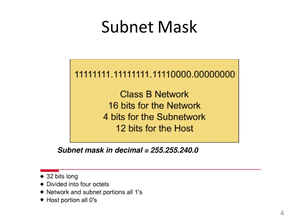 subnetmask 1