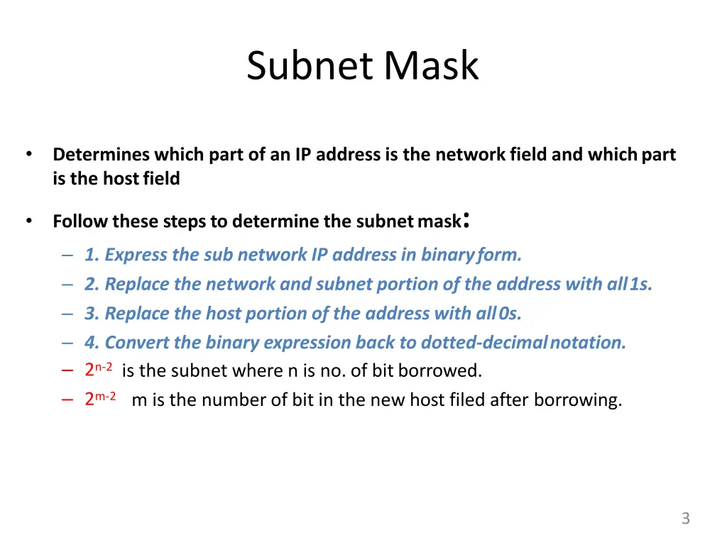 subnetmask