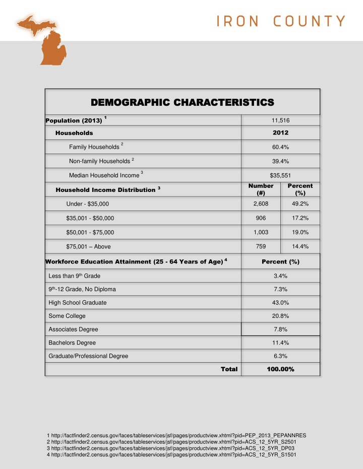 demographic characteristics demographic