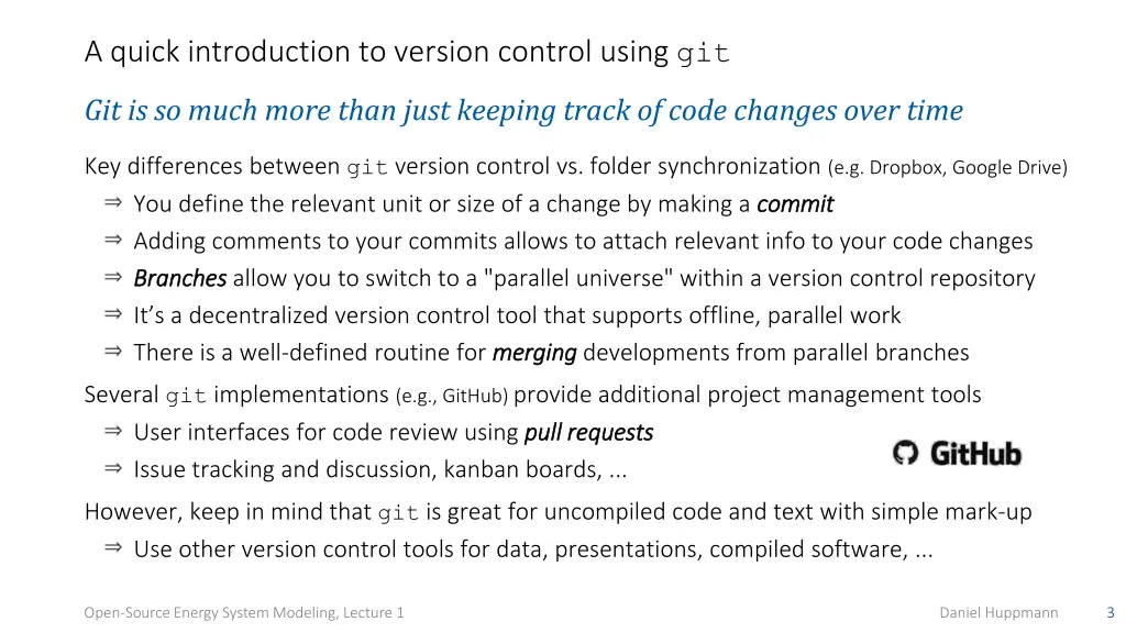 a quick introduction to version control using git