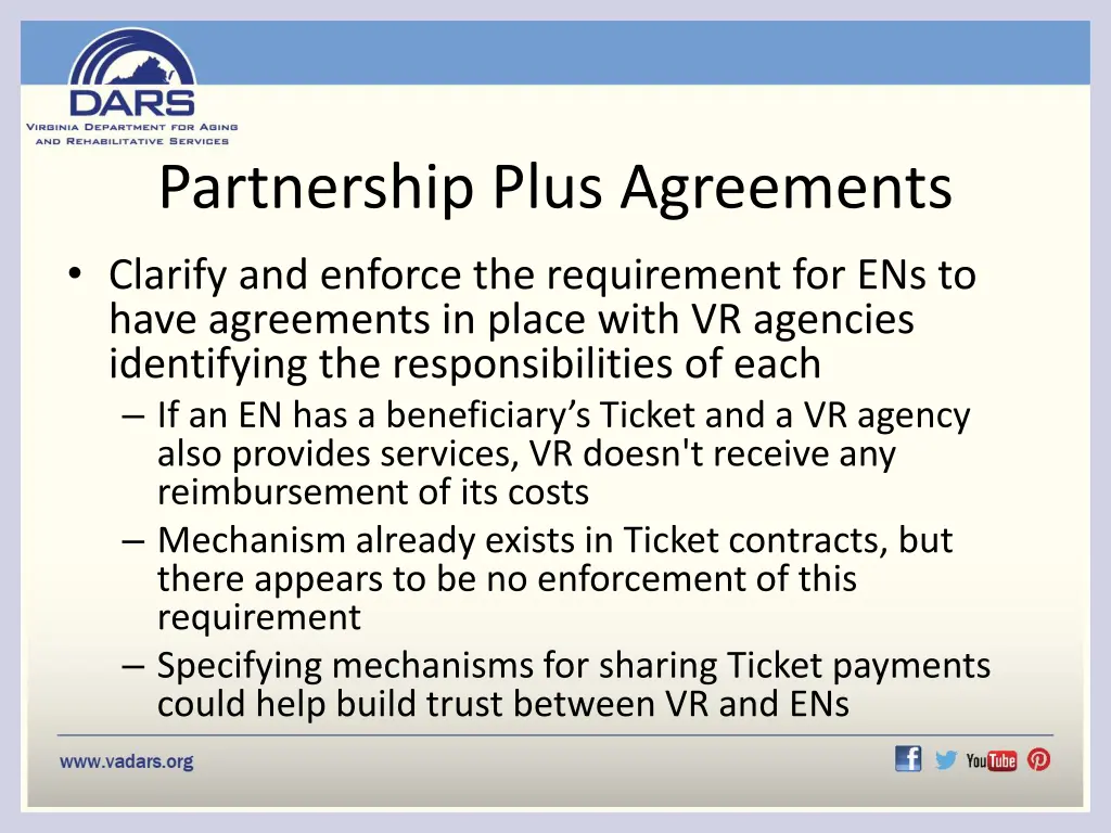 partnership plus agreements clarify and enforce