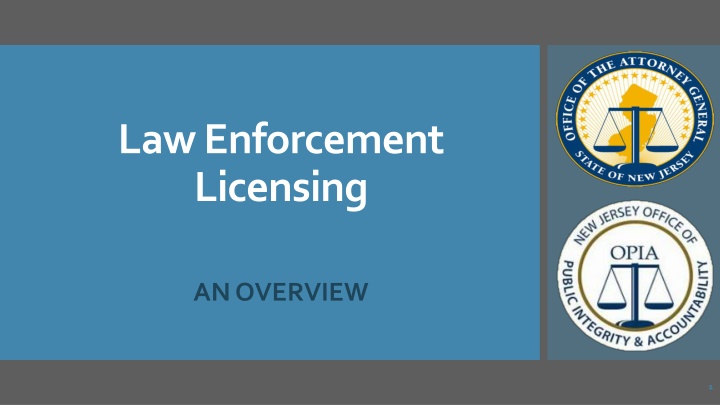 law enforcement licensing