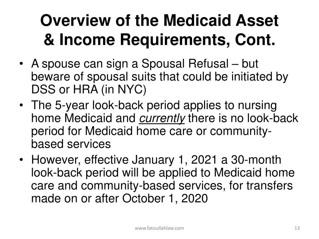 overview of the medicaid asset income