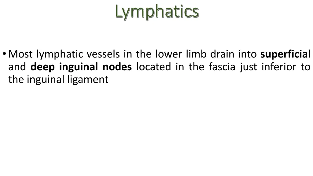 lymphatics lymphatics 1