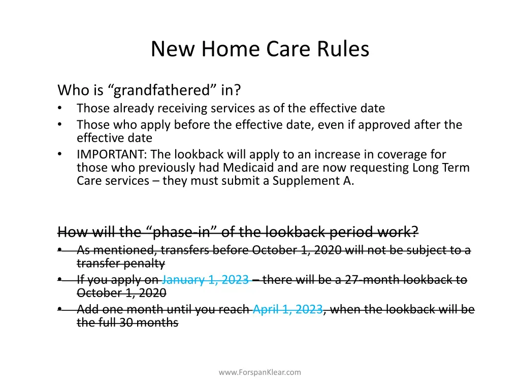 new home care rules 2