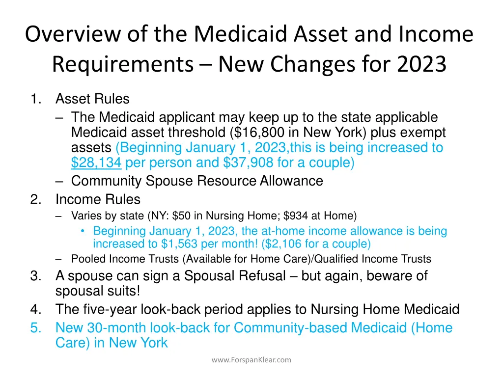 overview of the medicaid asset and income