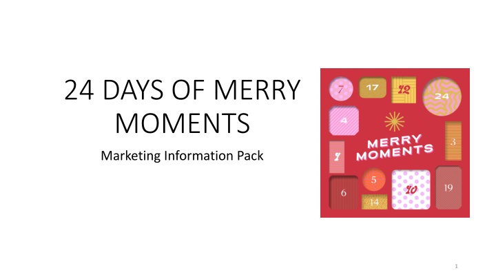 24 days of merry moments