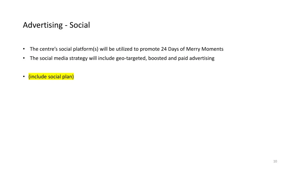 advertising social