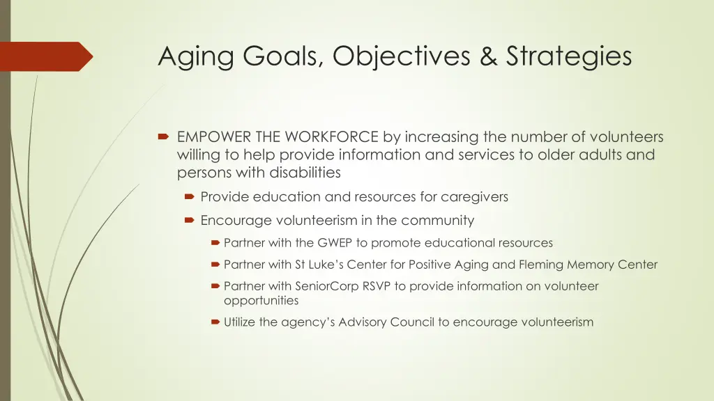 aging goals objectives strategies 3