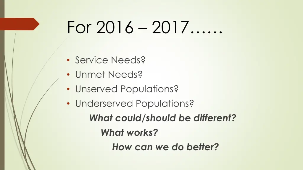 for 2016 2017