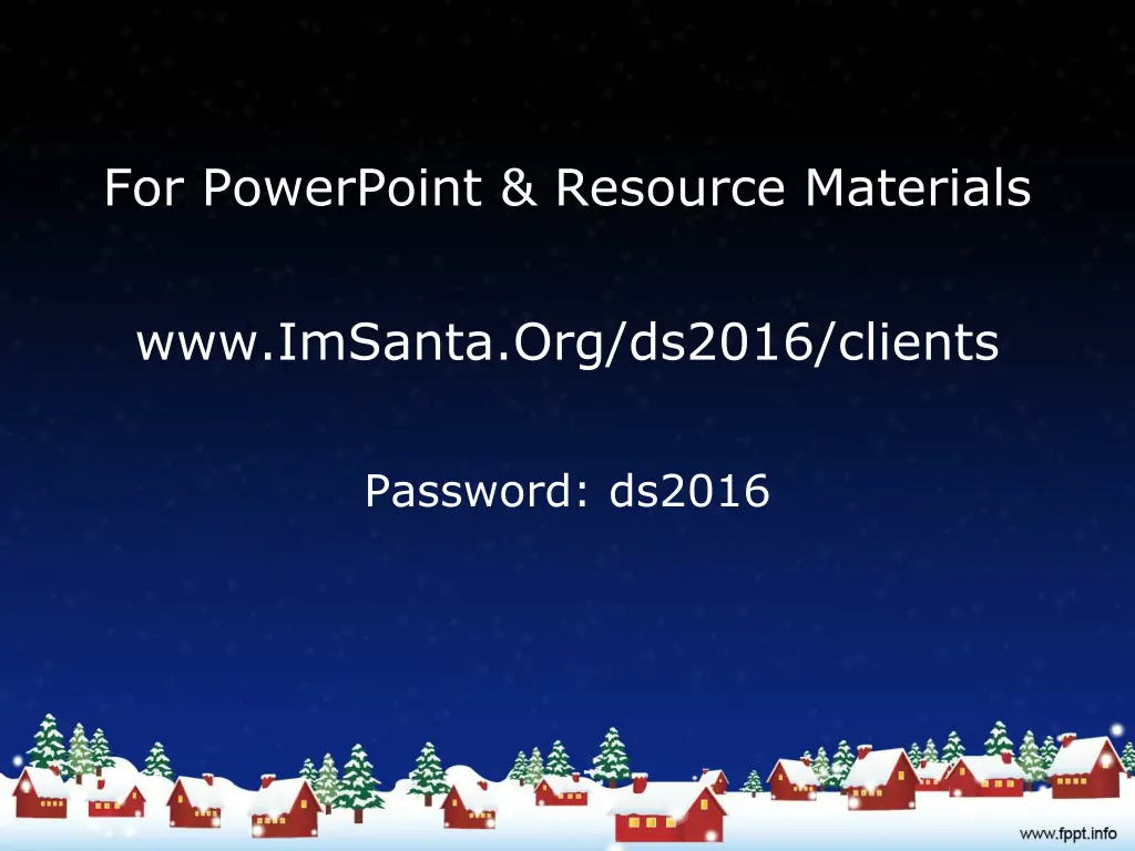 for powerpoint resource materials