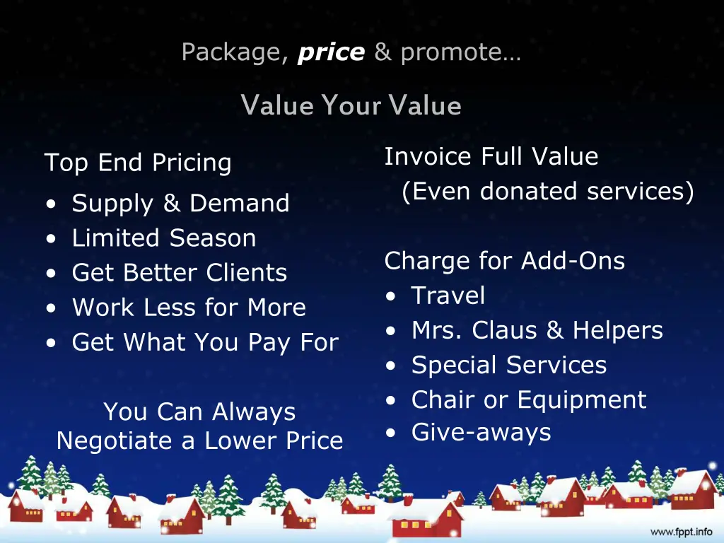 package price promote 2