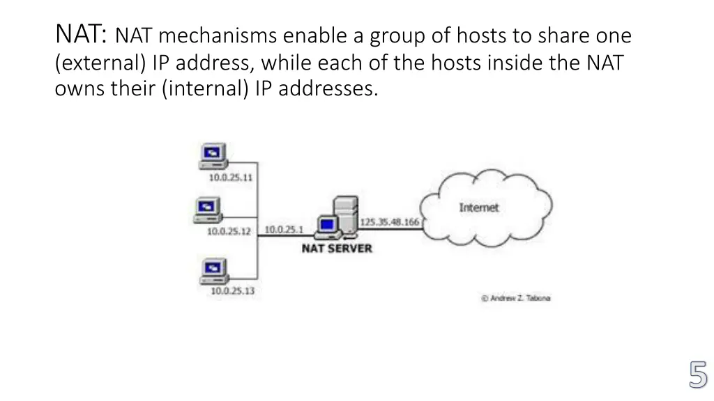 nat nat mechanisms enable a group of hosts