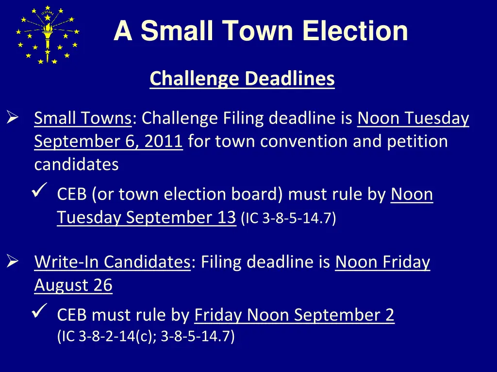 a small town election 11