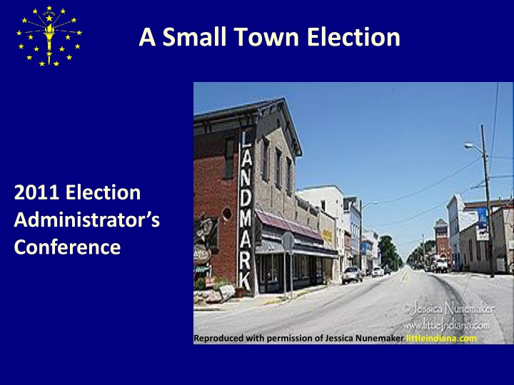 a small town election