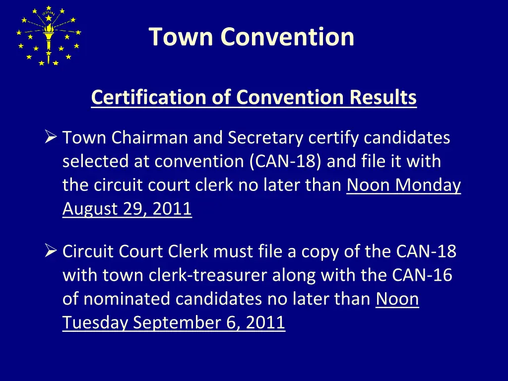 town convention 9