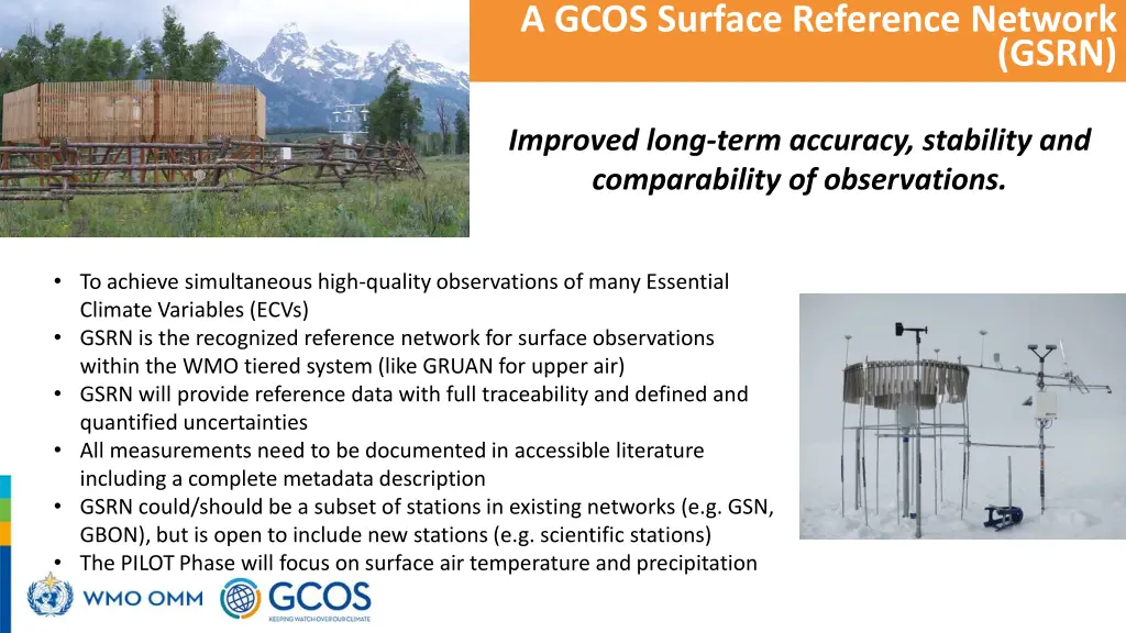 a gcos surface reference network