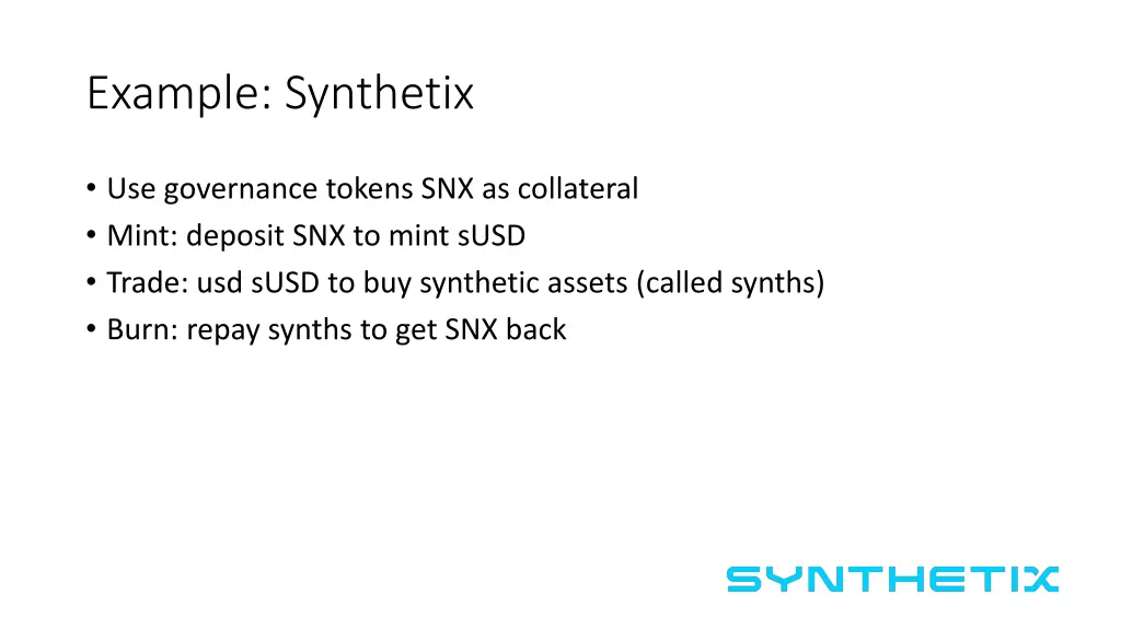 example synthetix