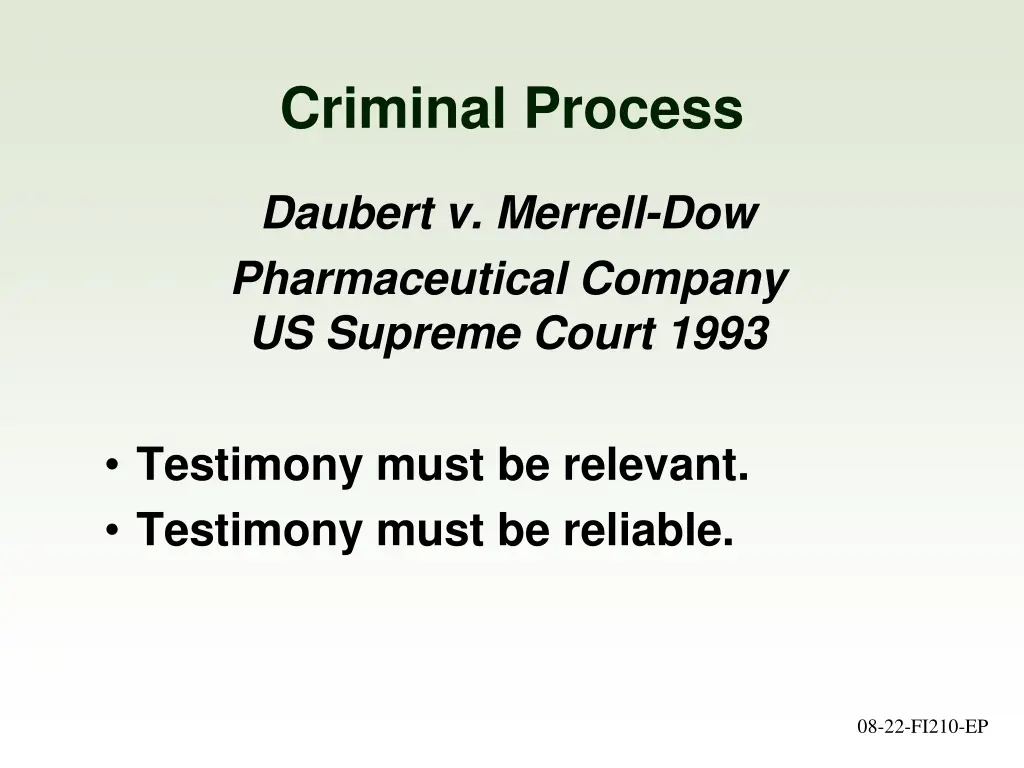 criminal process 1