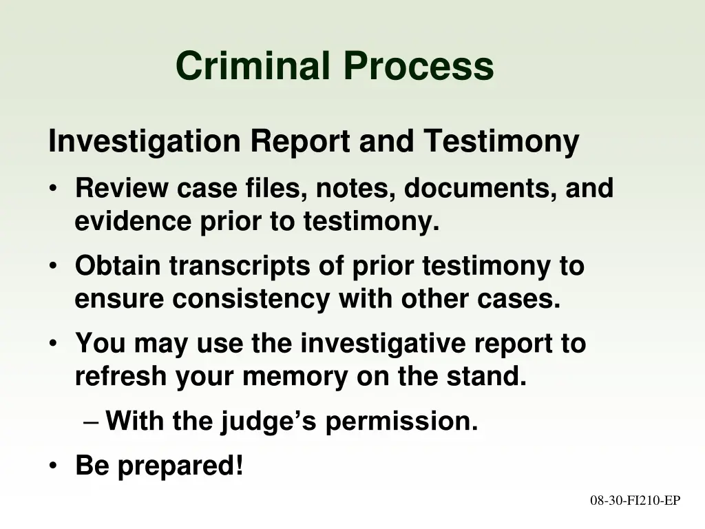 criminal process 6