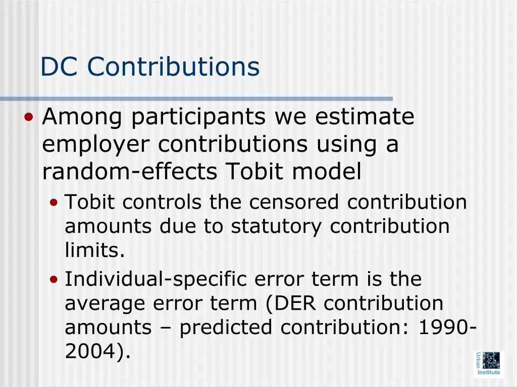 dc contributions