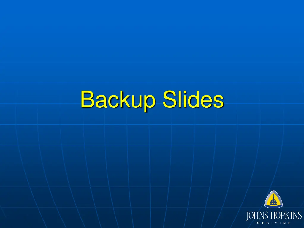 backup slides