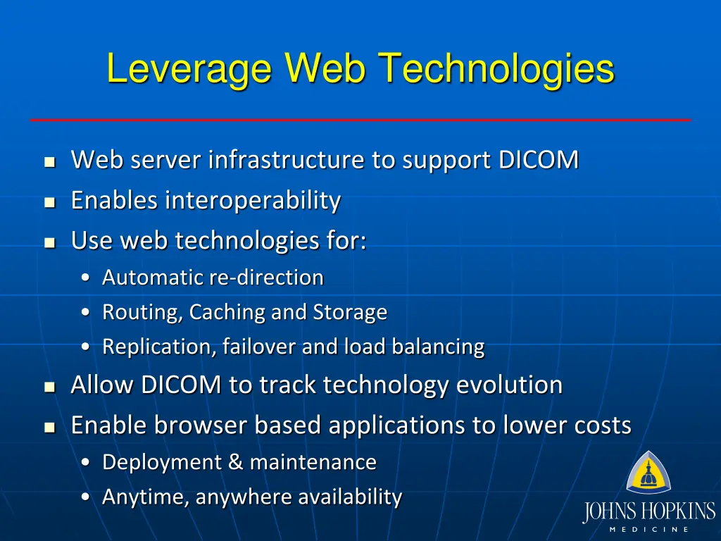 leverage web technologies