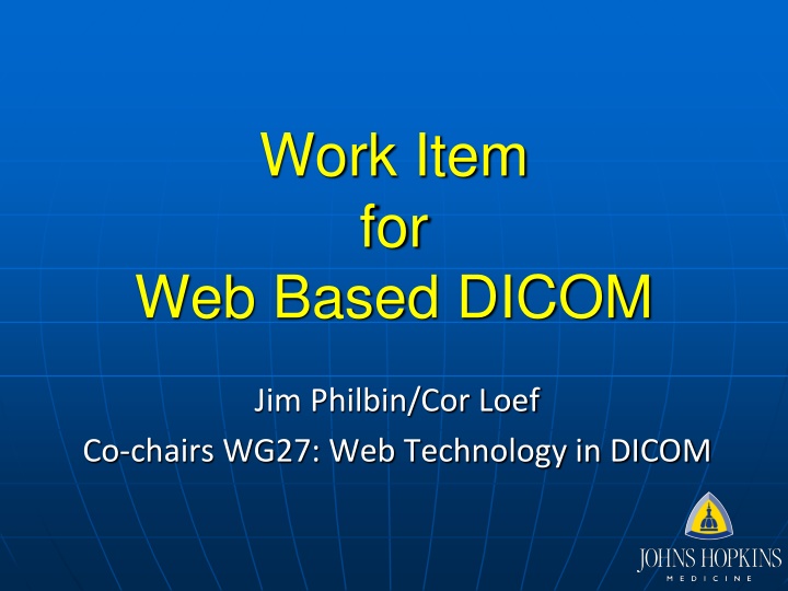 work item for web based dicom