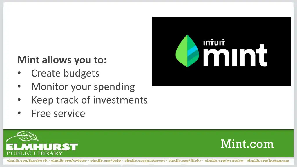 mint allows you to create budgets monitor your