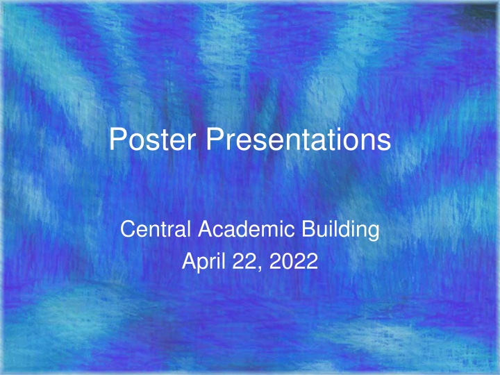 poster presentations