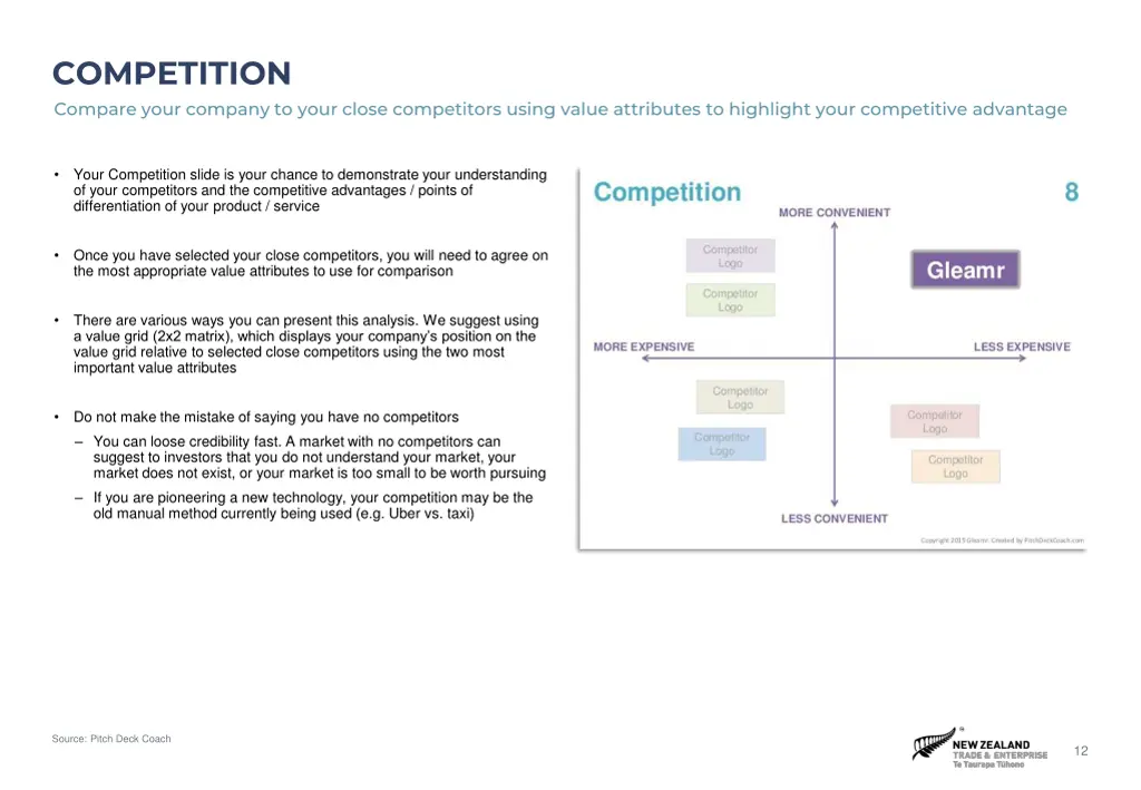 competition compare your company to your close