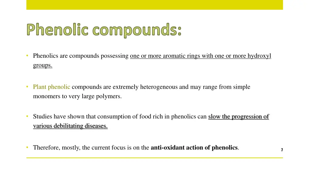 phenolic compounds