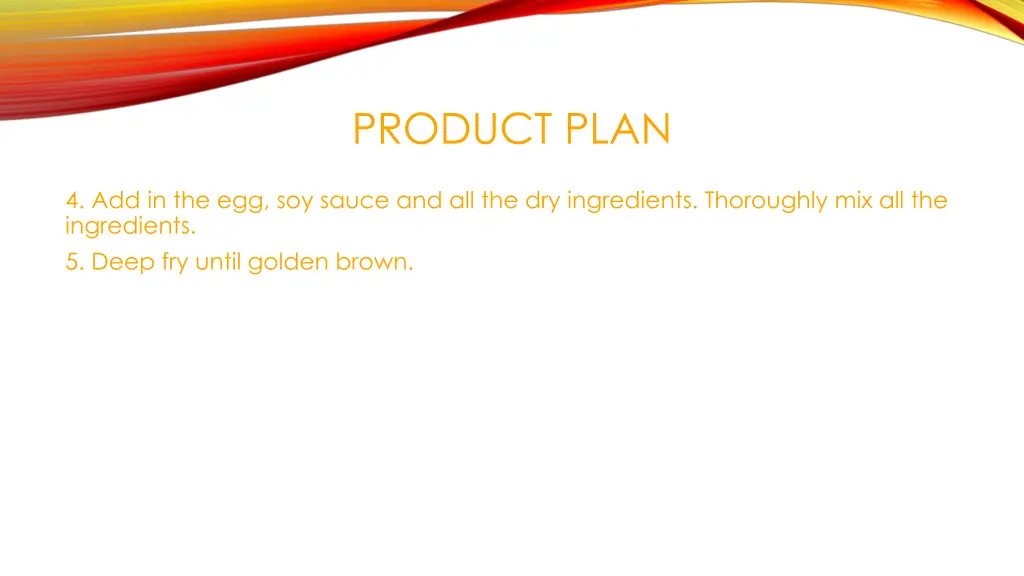 product plan 2