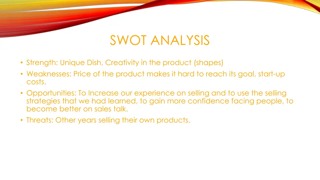 swot analysis