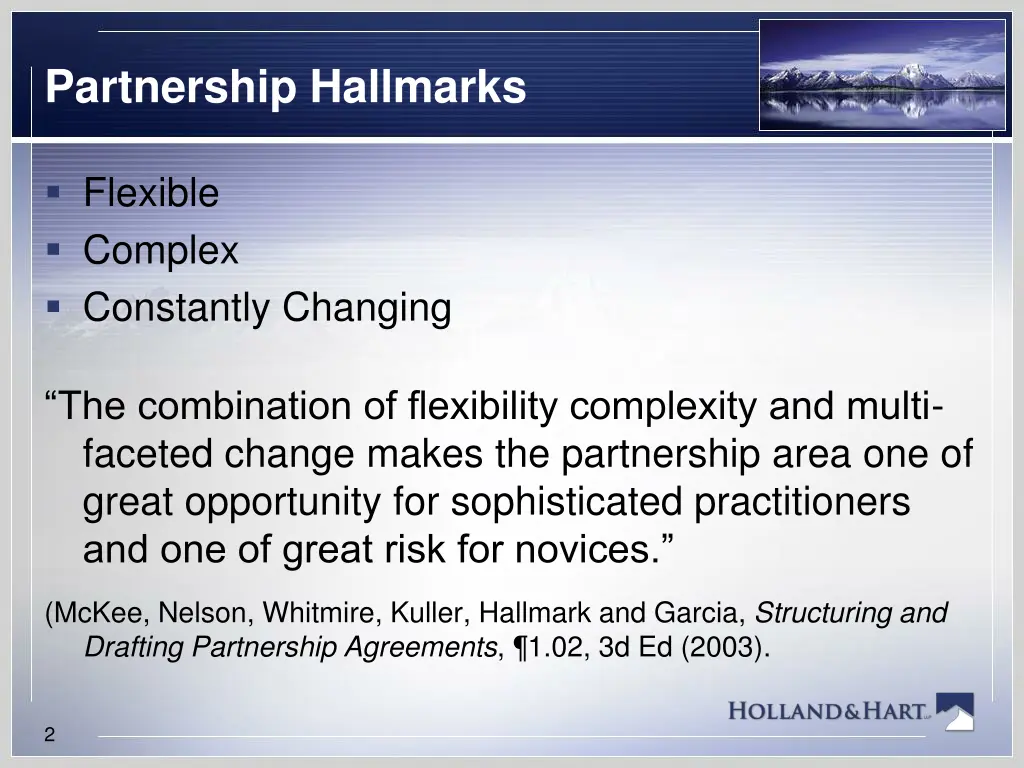 partnership hallmarks