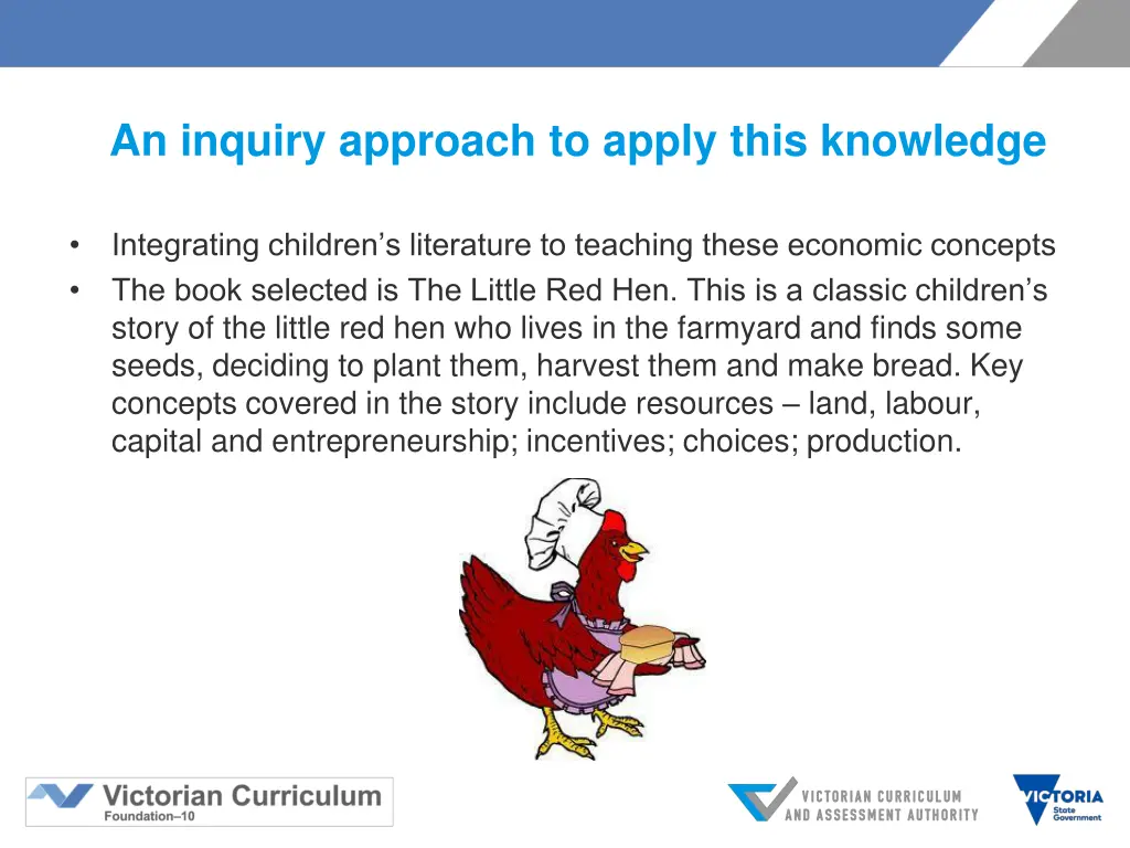 an inquiry approach to apply this knowledge