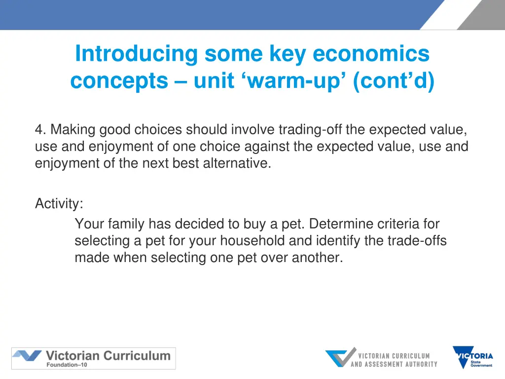 introducing some key economics concepts unit warm 3