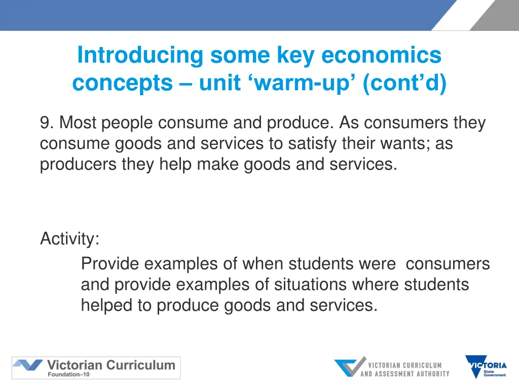 introducing some key economics concepts unit warm 8